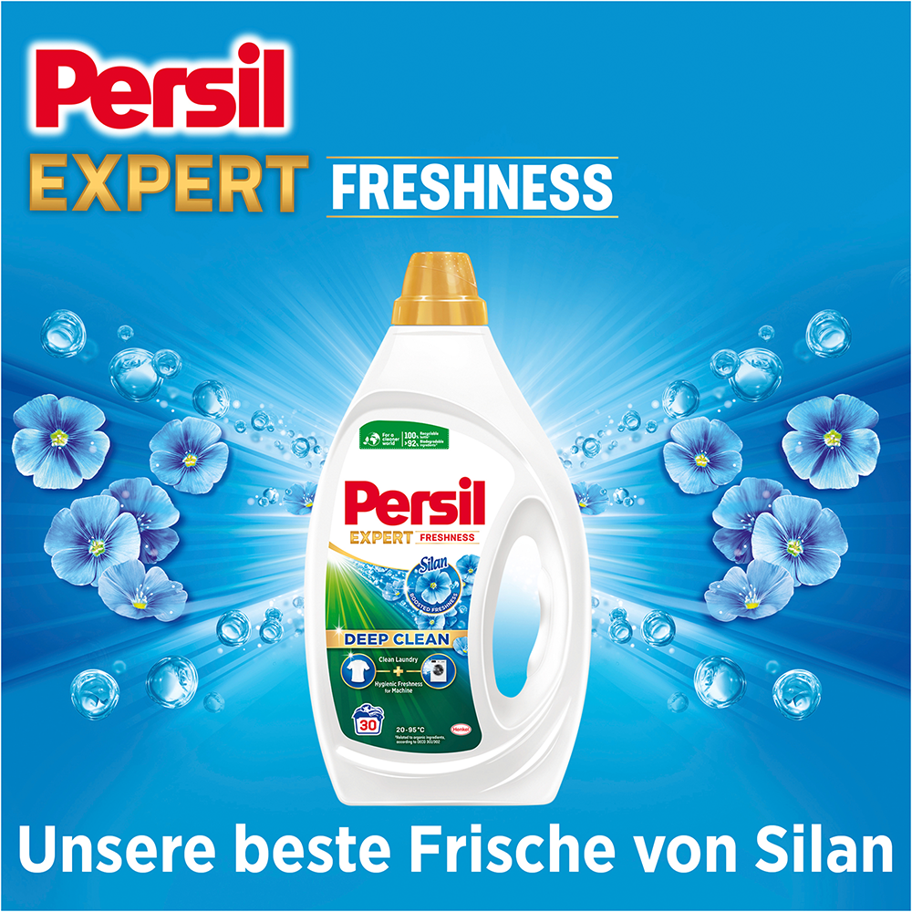 Bild: Persil Flüssigwaschmittel Expert Freshness Deep Clean mit Silan 