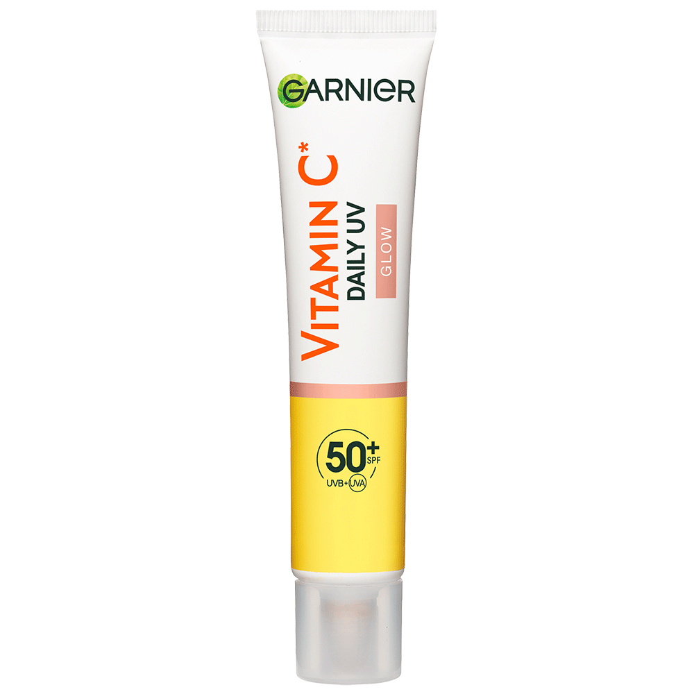 Bild: GARNIER SKIN ACTIVE Vitamin C UV Fluid Glow LSF 50+ 