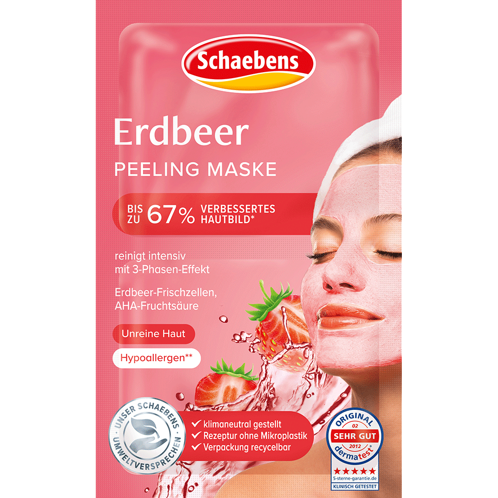 Bild: Schaebens Peeling Maske Erdbeere 