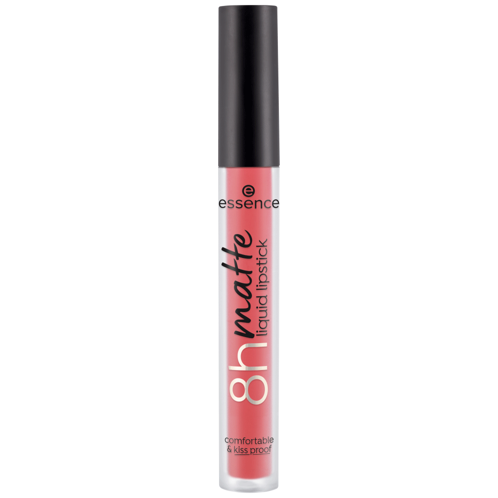 Bild: essence 8h Matte Liquid Lippenstift Fiery Red