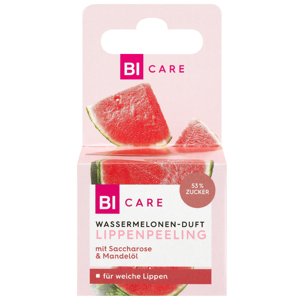 Bild: BI CARE Lippenpeeling Wassermelone 