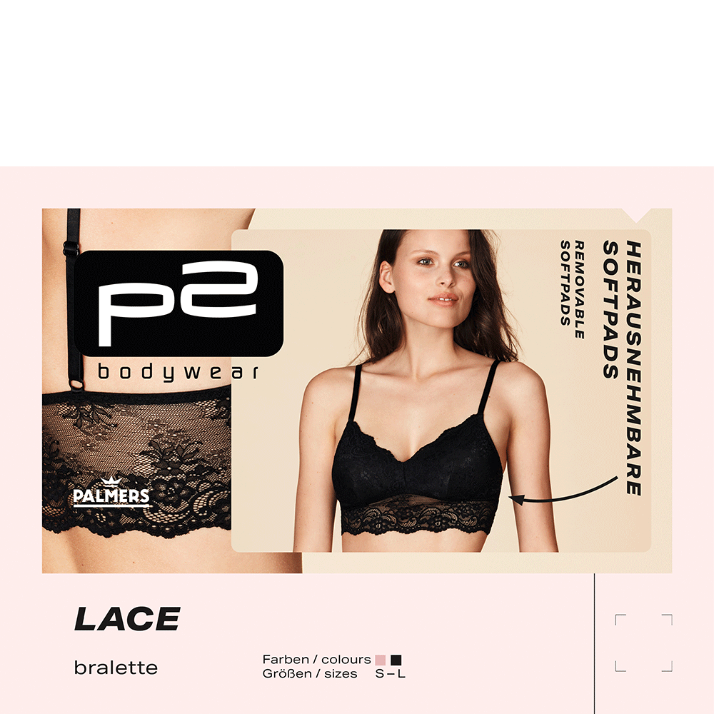 Bild: p2 Lace Bralette schwarz