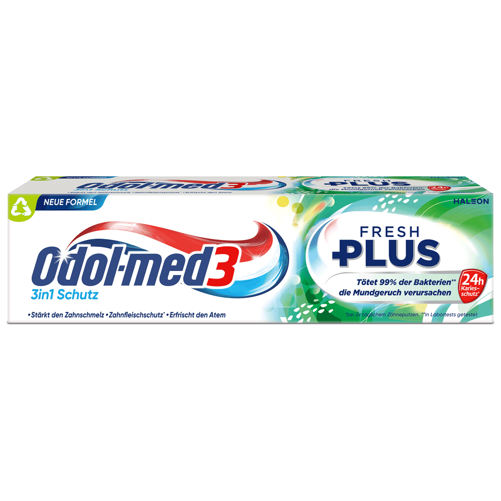 Bild: Odol-med3 Zahnpasta 3in1 Schutz Fresh Plus 