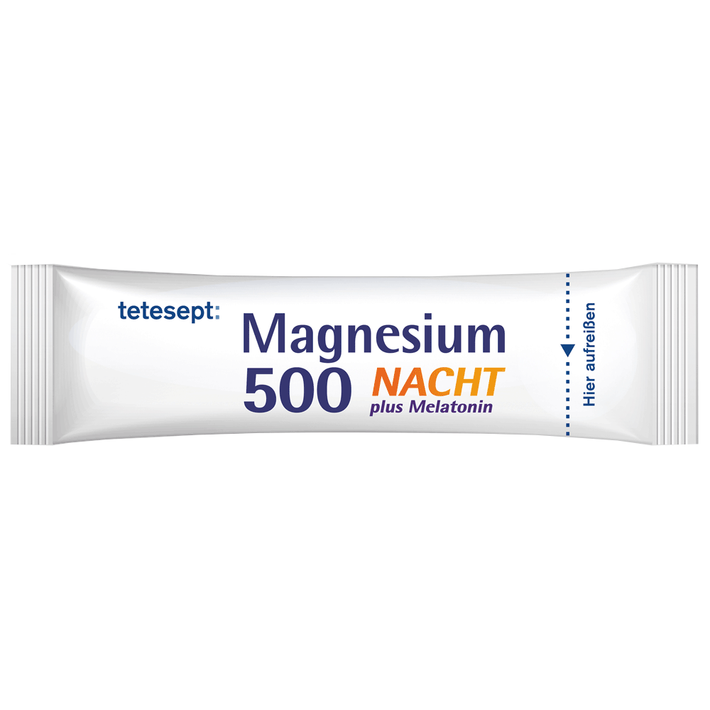 Bild: tetesept: Magnesium 500 Nacht Direkt + Melatonin 