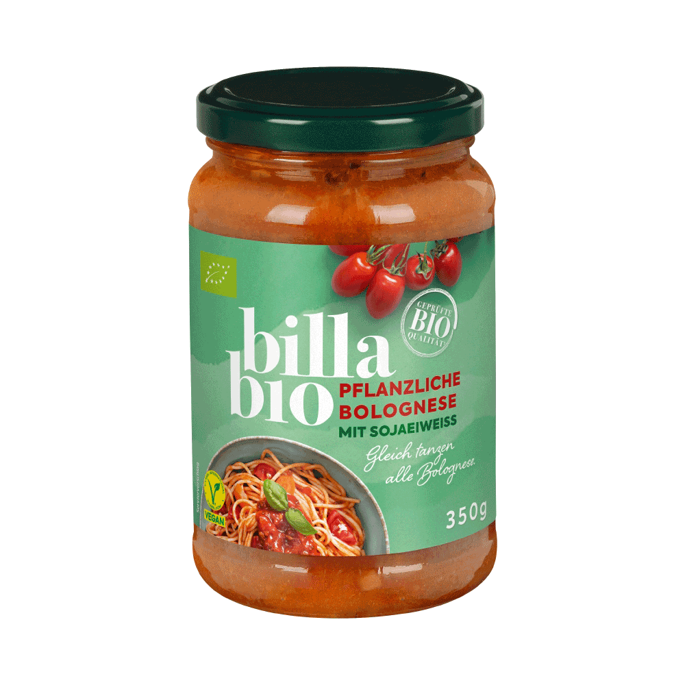 Bild: Billa Bio Pflanzliche Bolognese 