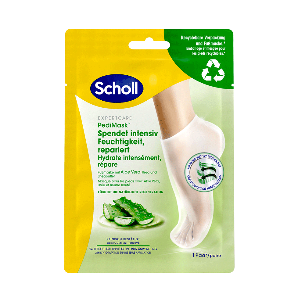 Bild: Scholl Expert Care Fußmaske Aloe Vera 