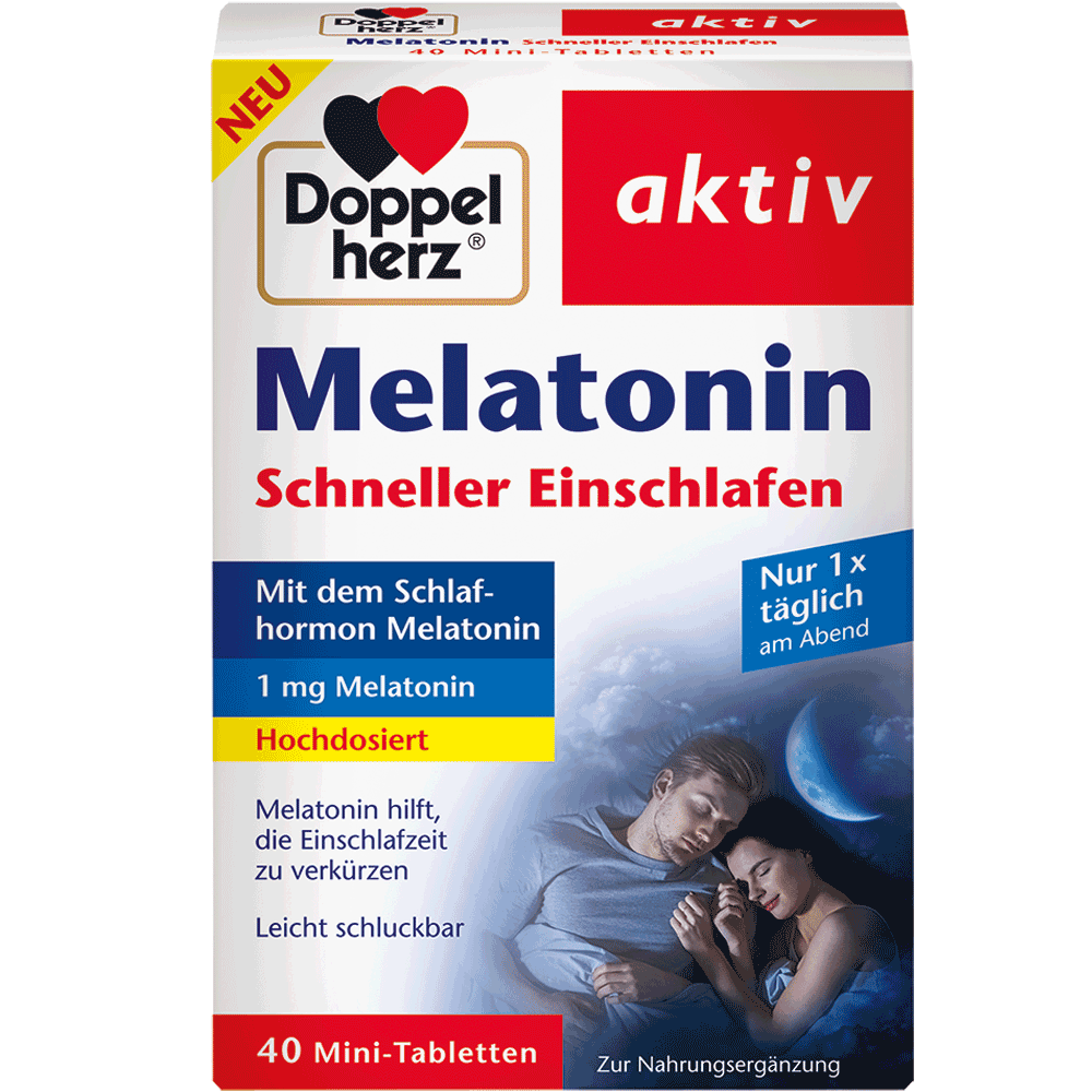 Bild: DOPPELHERZ Melatonin Mini-Kapseln 