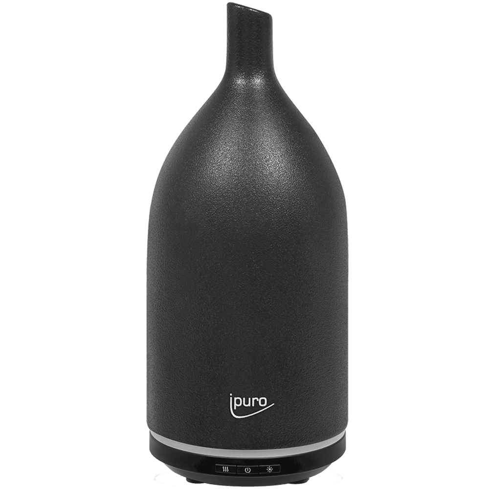 Bild: ipuro elektrischer Aroma-Öl Diffuser Air Sonic Living Black 