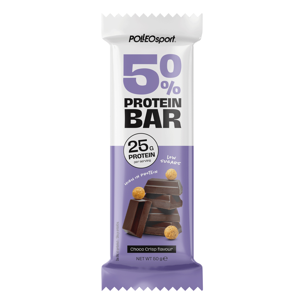 Bild: POLLEOsport Protein Bar 50% Choco Crisp 