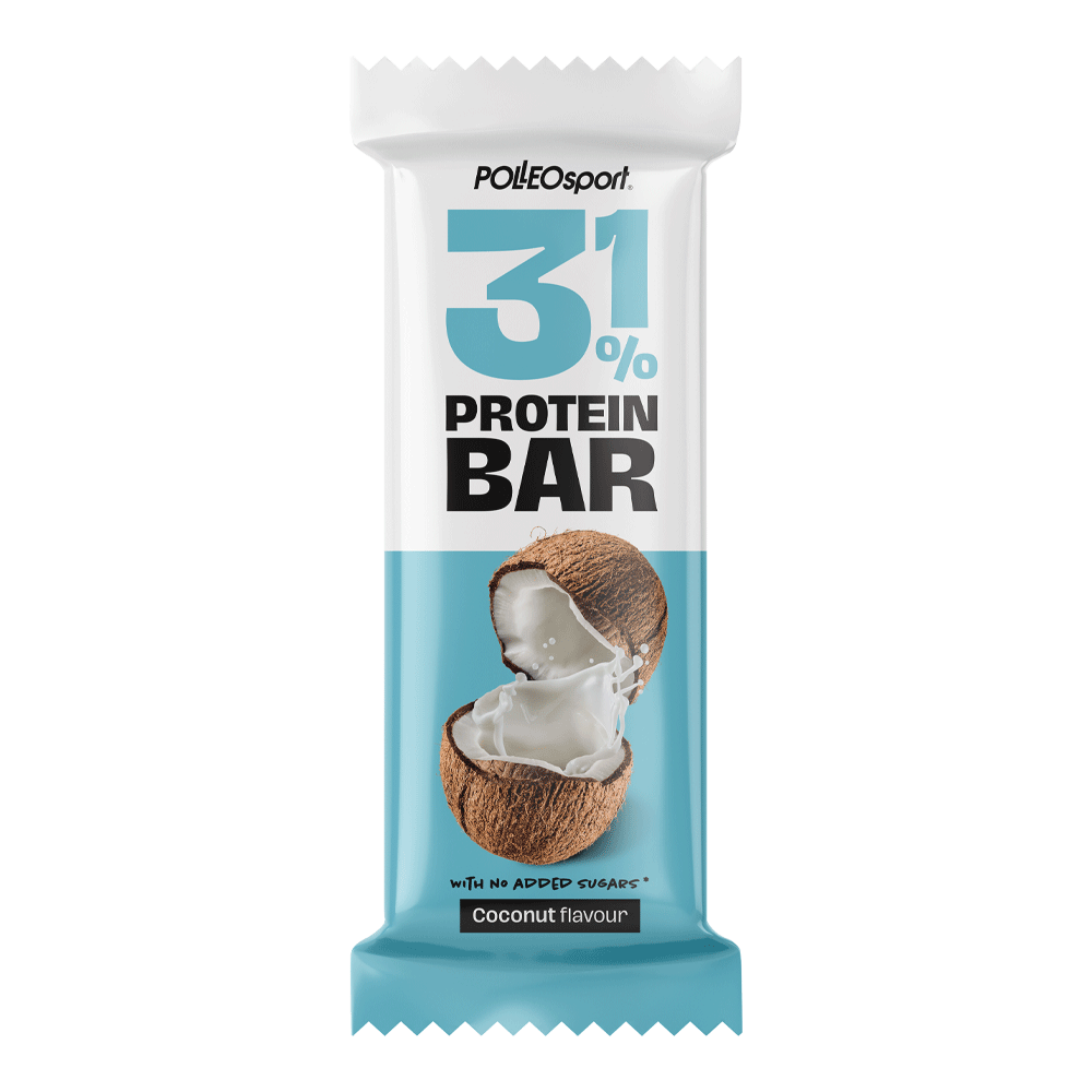 Bild: POLLEOsport Protein Bar 31% Coconut 