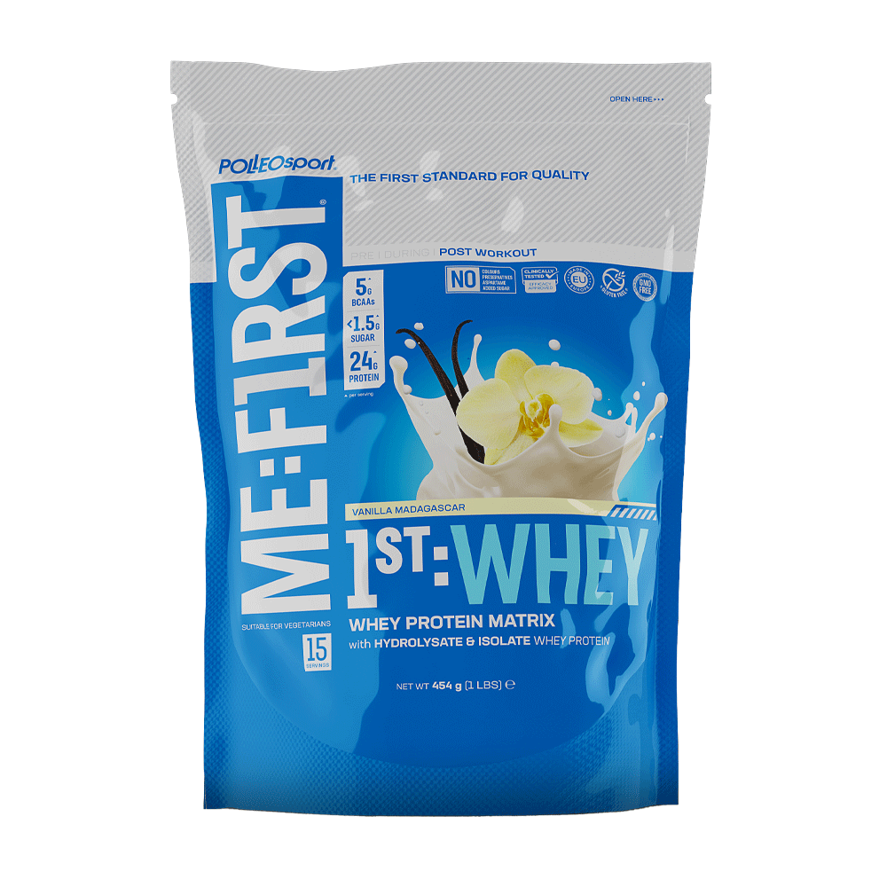 Bild: POLLEOsport ME:F1RST Whey Protein Vanilla Madagascar 