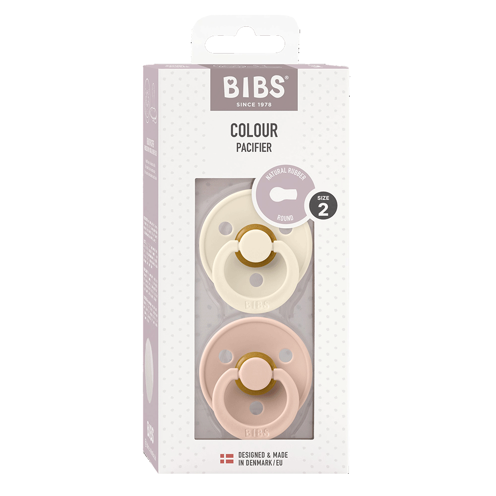 Bild: BIBS Schnuller Colour Ivory & Blush 6-18 Monate 