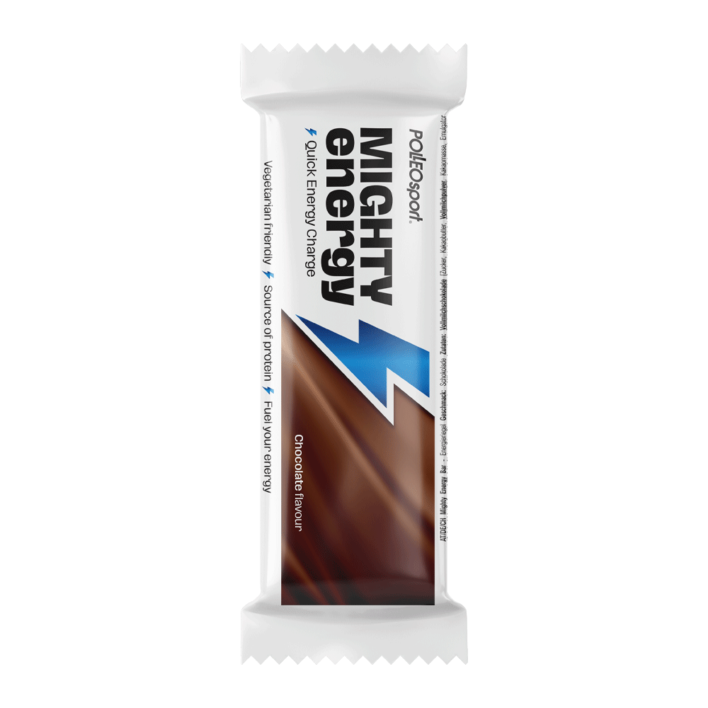 Bild: POLLEOsport Protein Riegel Mighty Energy Chocolate 