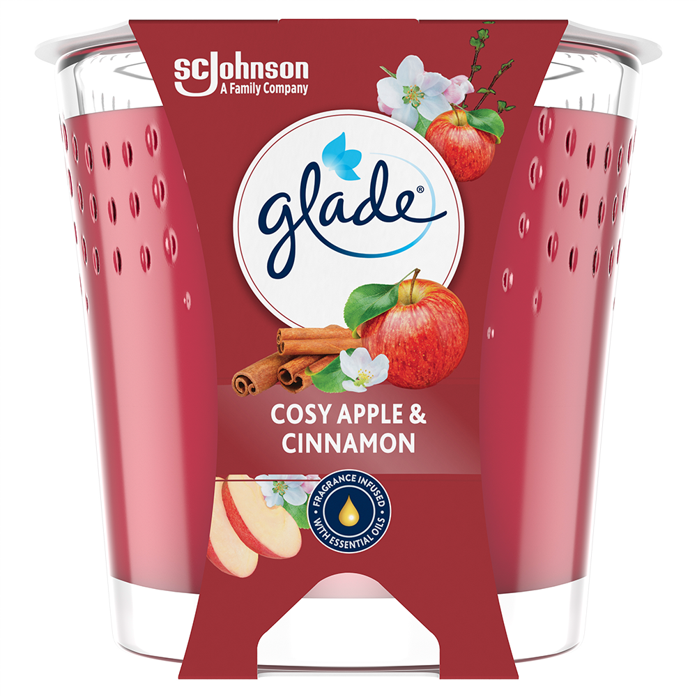 Bild: Glade Duftkerze Cosy Apple and Cinnamon 