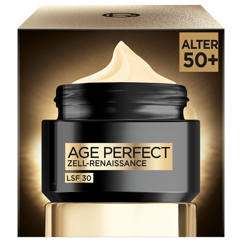 Bild: L'ORÉAL PARIS Age Perfect Zell-Renaissance Revitalisierende Pflege LSF 30 