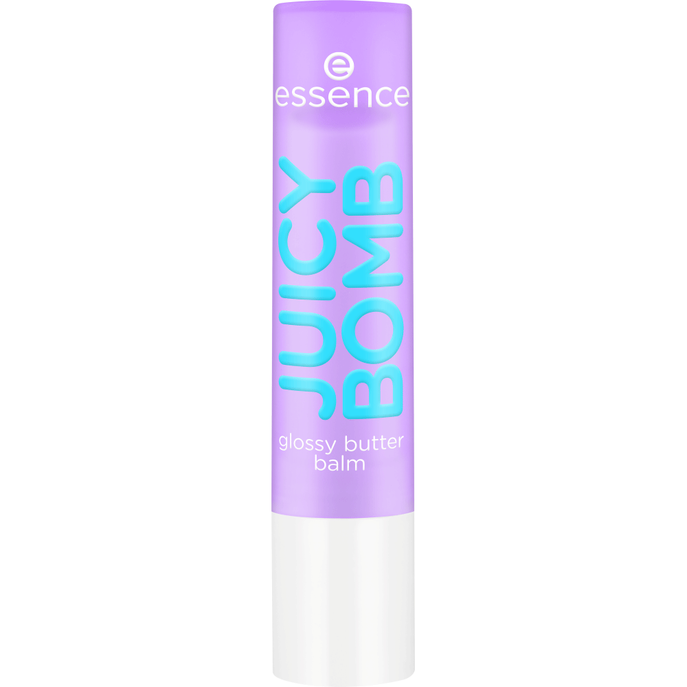 Bild: essence JUICY BOMB glossy butter balm So Berry Cute