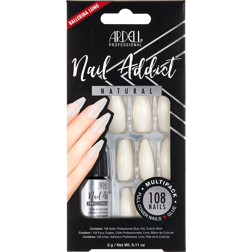 Bild: ARDELL Nail Addict Natural Ballerina Long 