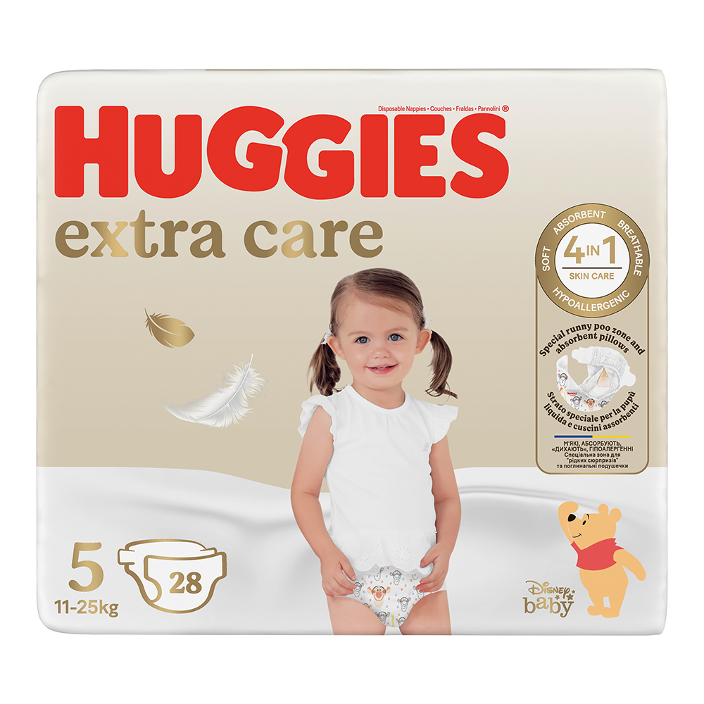 Bild: Huggies Extra Care Windel Größe 5, 11kg - 25kg 