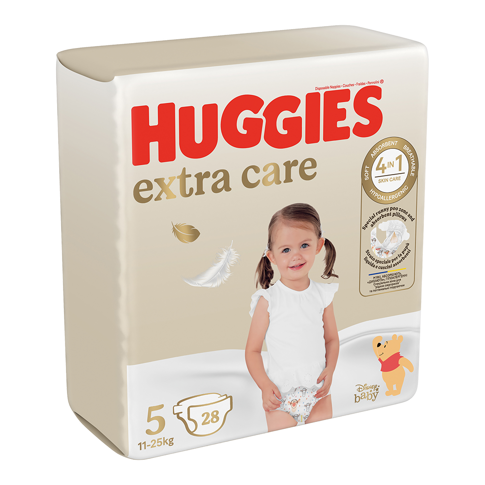 Bild: Huggies Extra Care Windel Größe 5, 11kg - 25kg 