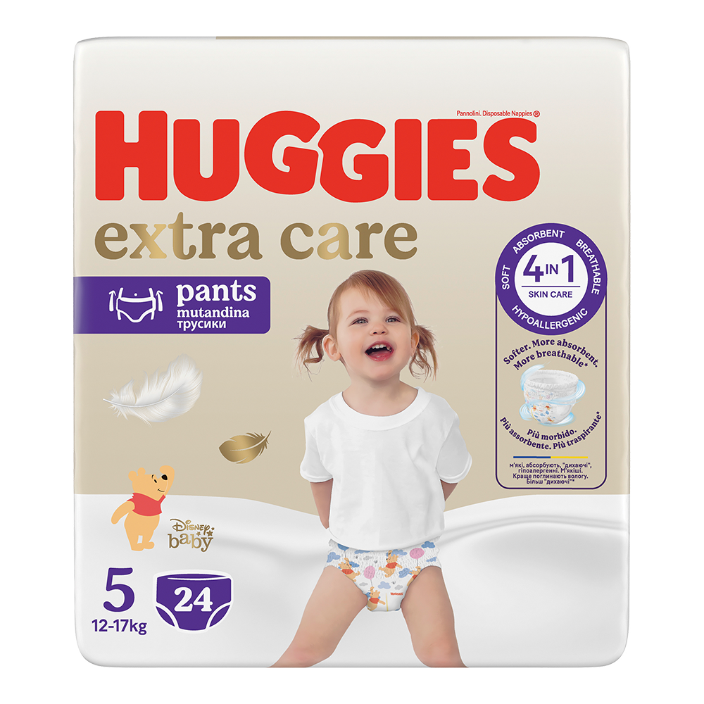 Bild: Huggies Extra Care Pants Größe 5, 12kg - 17kg 