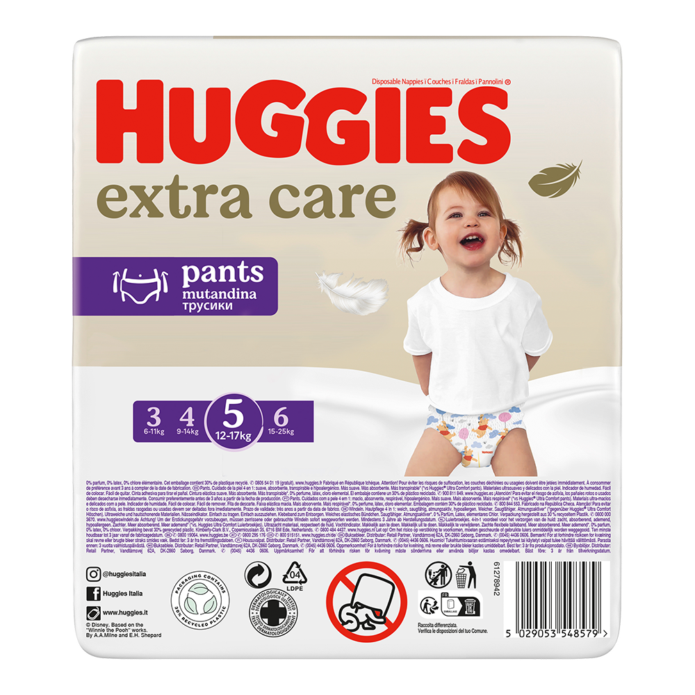 Bild: Huggies Extra Care Pants Größe 5, 12kg - 17kg 