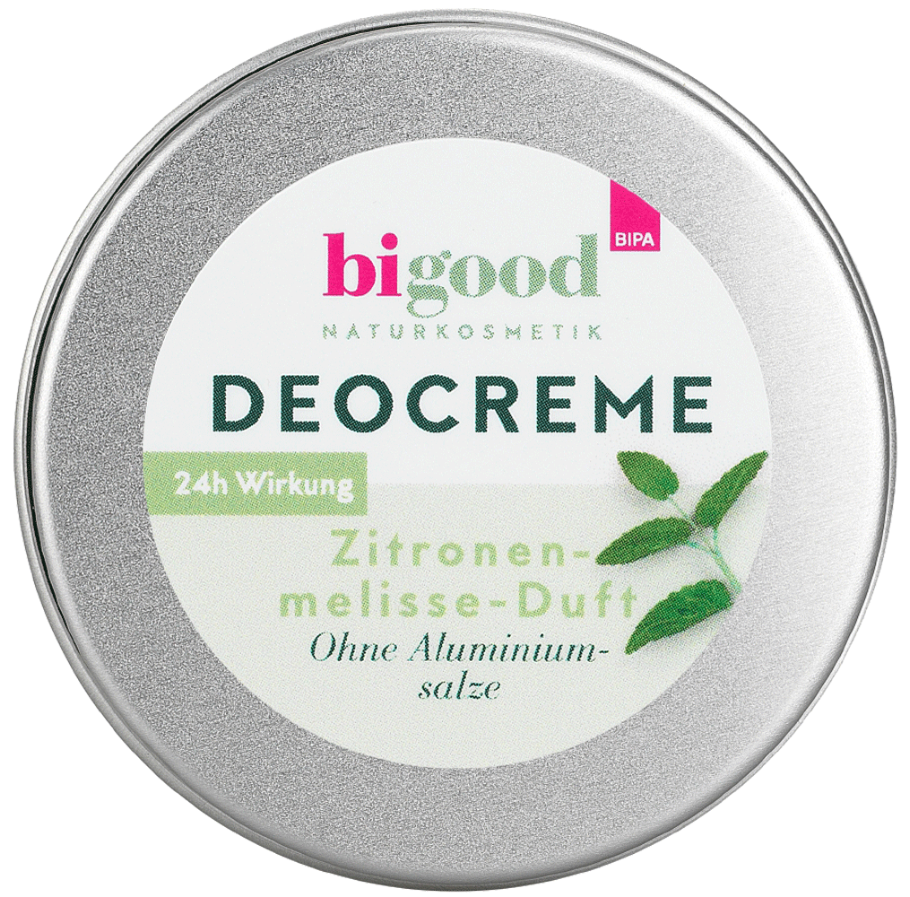 Bild: bi good Deocreme Zitronenmelisse & Avocadoöl 