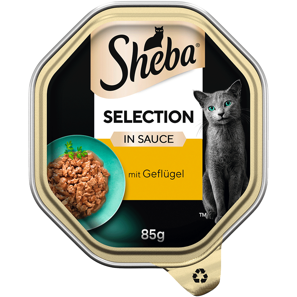 Bild: Sheba Selection in Sauce mit Geflügel 