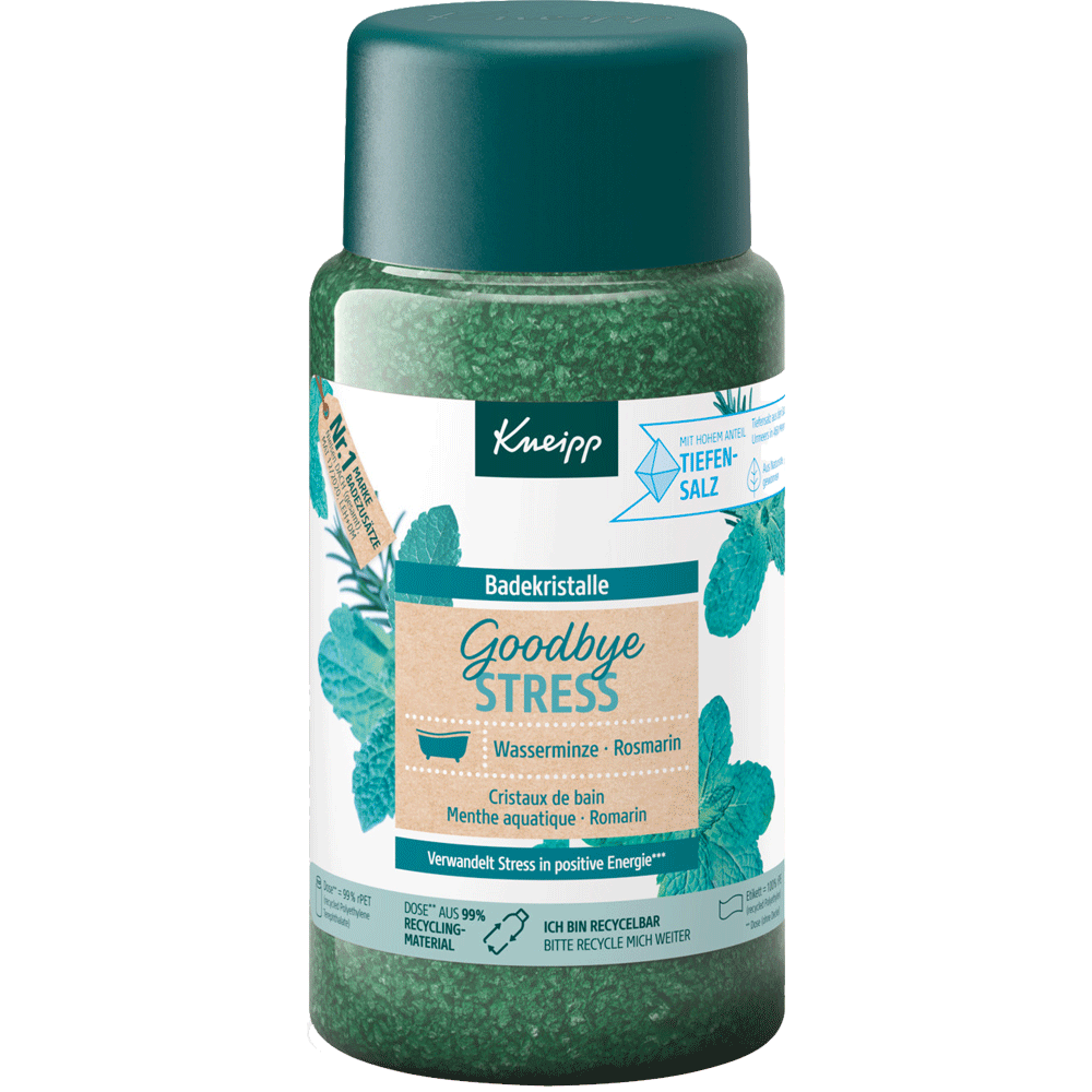 Bild: Kneipp Badekristalle Goodbye Stress 