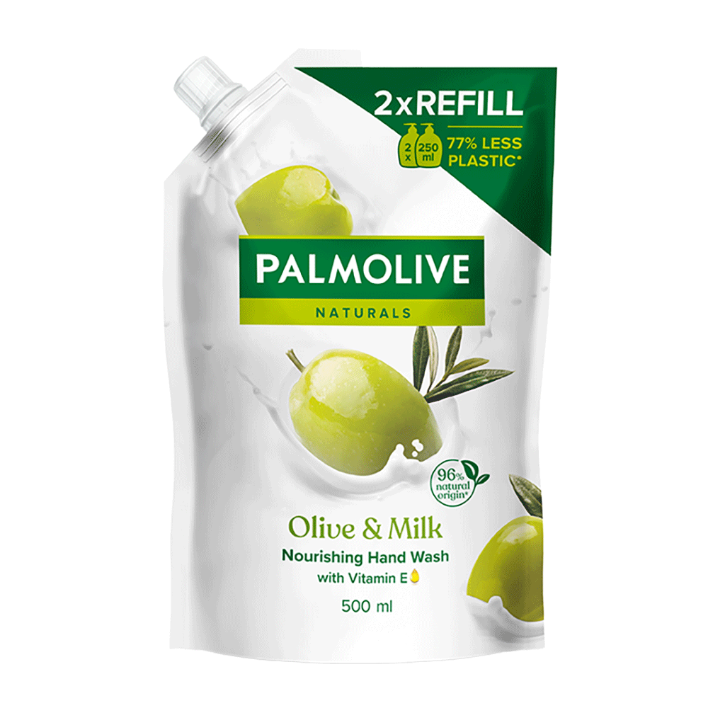 Bild: Palmolive Naturals Flüssigseife Olive und Milch Nachfüllung 