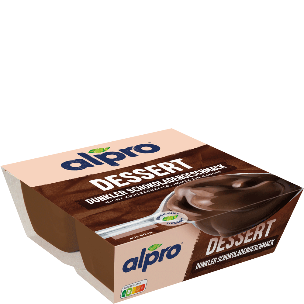 Bild: Alpro Dessert Dunkler Schokoladengeschmack 