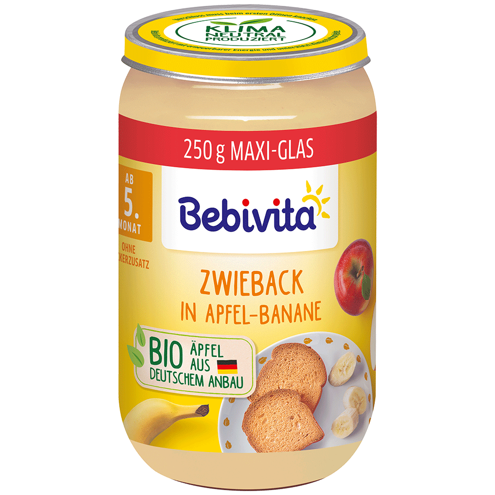 Bild: Bebivita Zwieback in Apfel Banane 