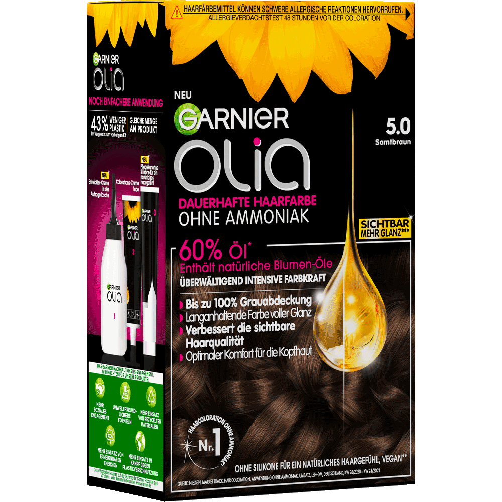 Bild: GARNIER Olia Coloration samtbraun