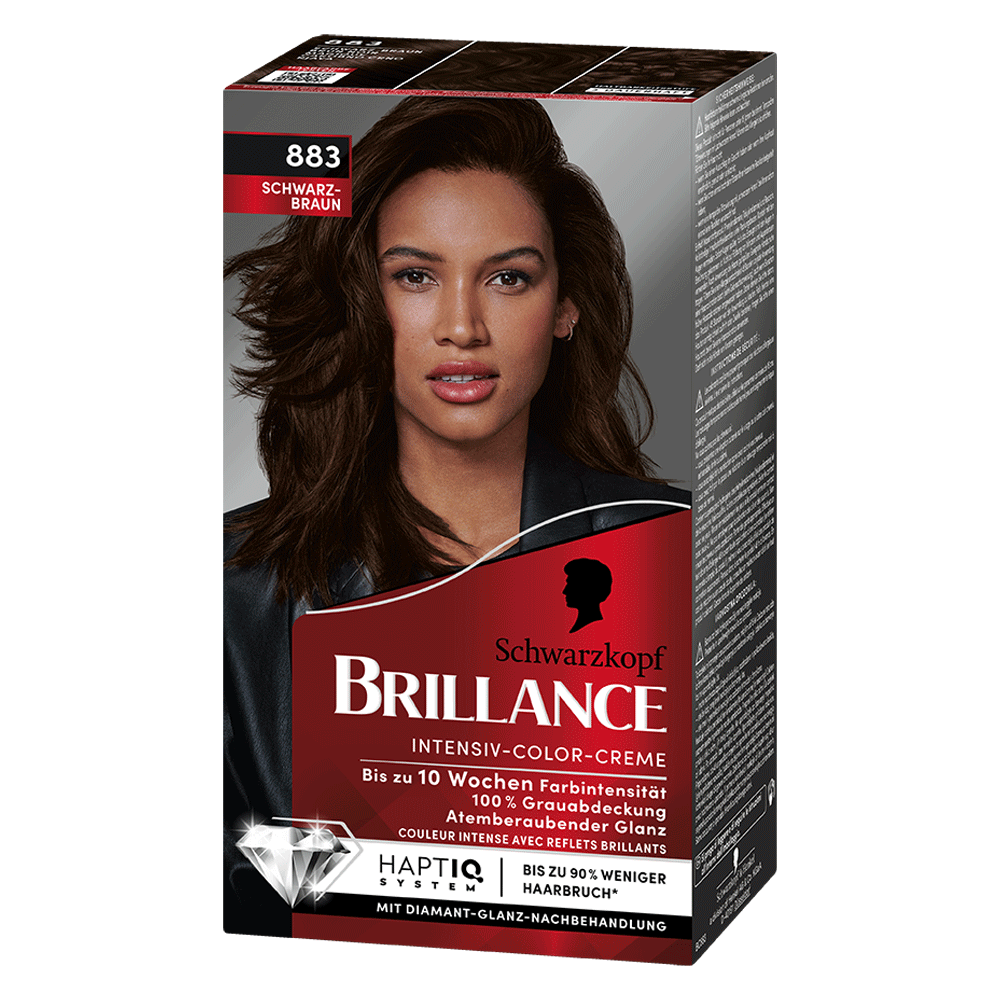 Bild: Schwarzkopf BRILLANCE Intensiv-Color-Creme schwarzbraun