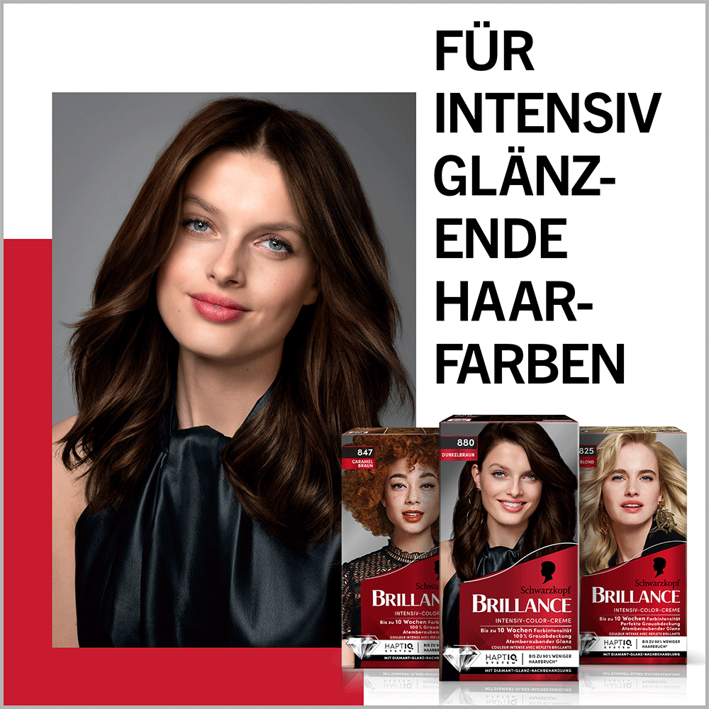 Bild: Schwarzkopf BRILLANCE Intensiv-Color-Creme schwarzbraun