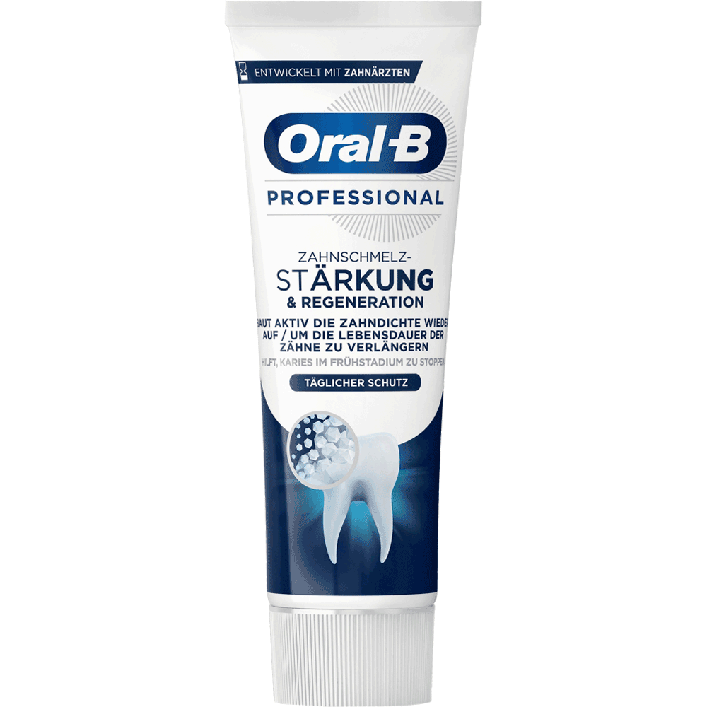 Bild: Oral-B Professional Zahncreme Zahnschmelzstärkung & -regeneration Täglicher Schutz 