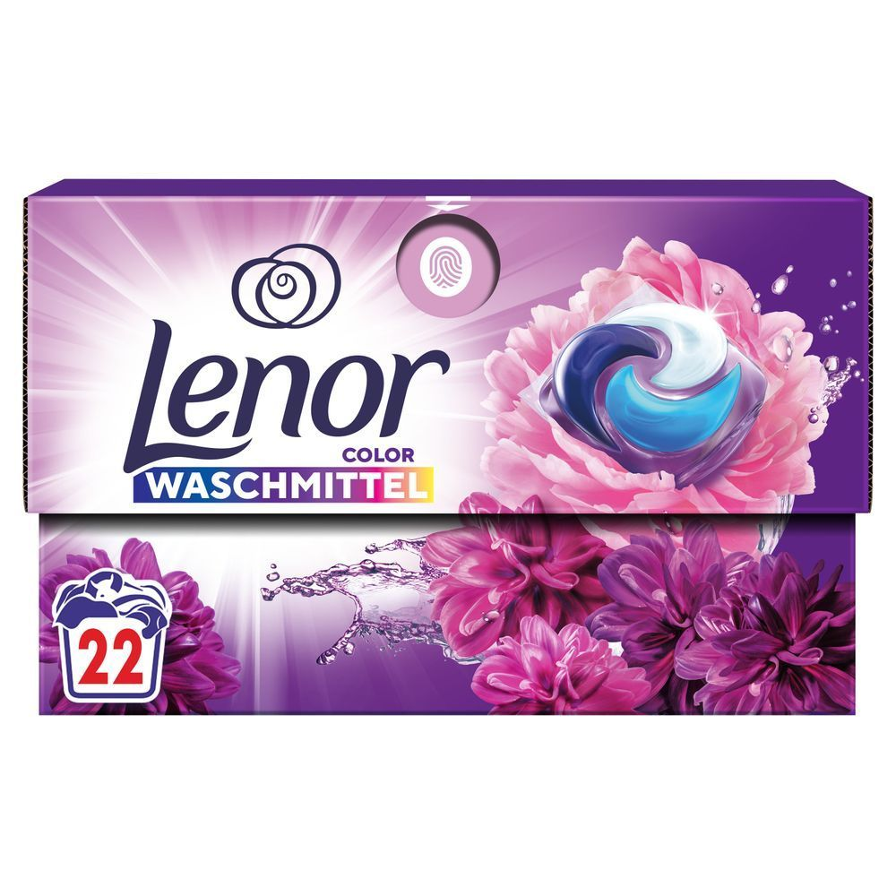 Bild: Lenor Waschmittel PODS Color Amethyst Blütentraum 