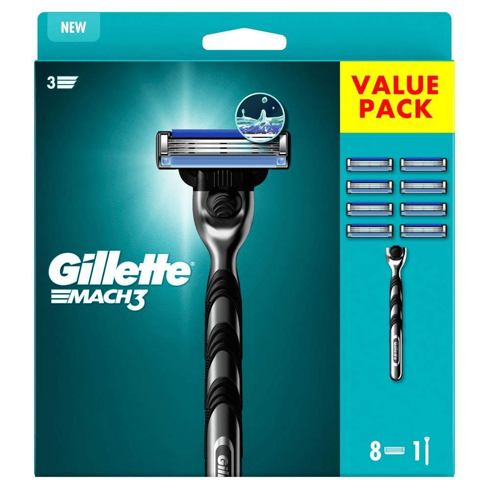 Bild: Gillette Mach3 Rasierer für Männer 