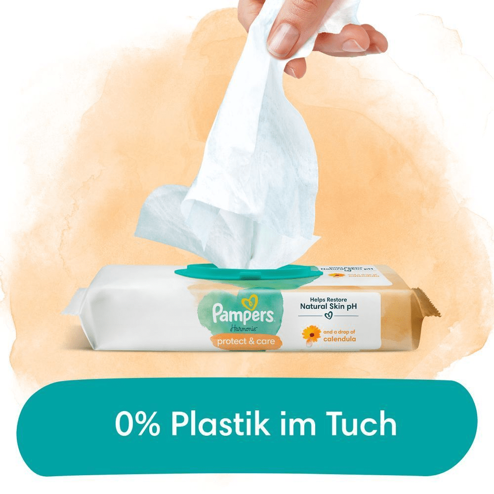 Bild: Pampers Harmonie Protect & Care Feuchttücher 