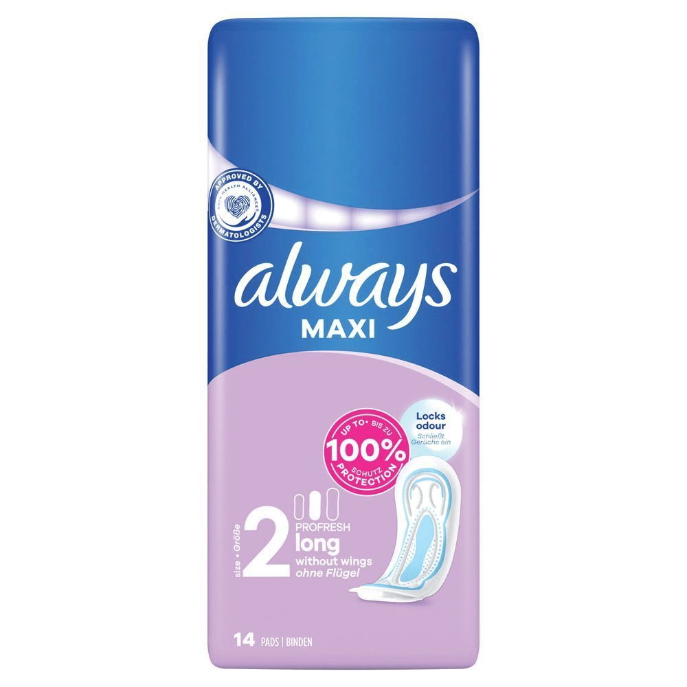 Bild: always Maxi Profresh Long Binden 