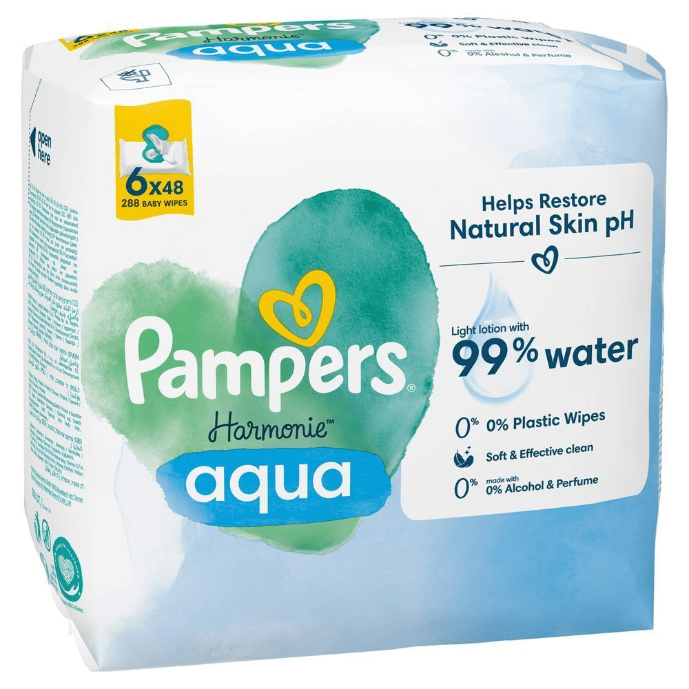 Bild: Pampers Harmonie Aqua Feuchttücher 