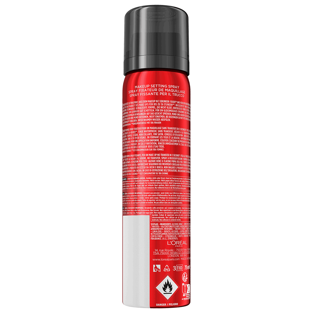 Bild: L'ORÉAL PARIS Setting Spray Infaillible: 3-Second Setting Mist 