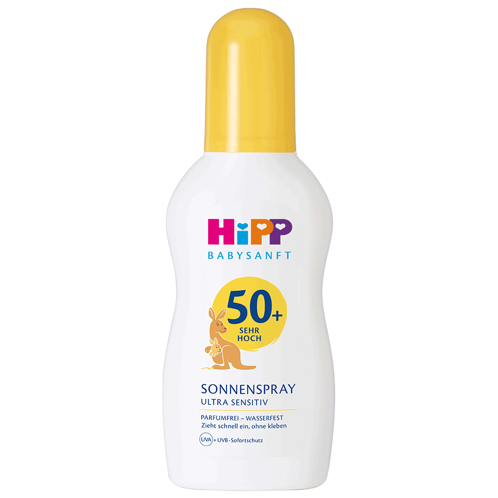 Bild: HiPP Babysanft Kinder Sonnenspray LSF 50+ 