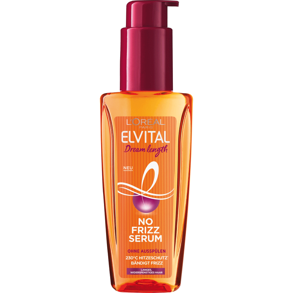 Bild: L'ORÉAL PARIS ELVITAL Dream Length No Frizz Serum Hitzeschutz 