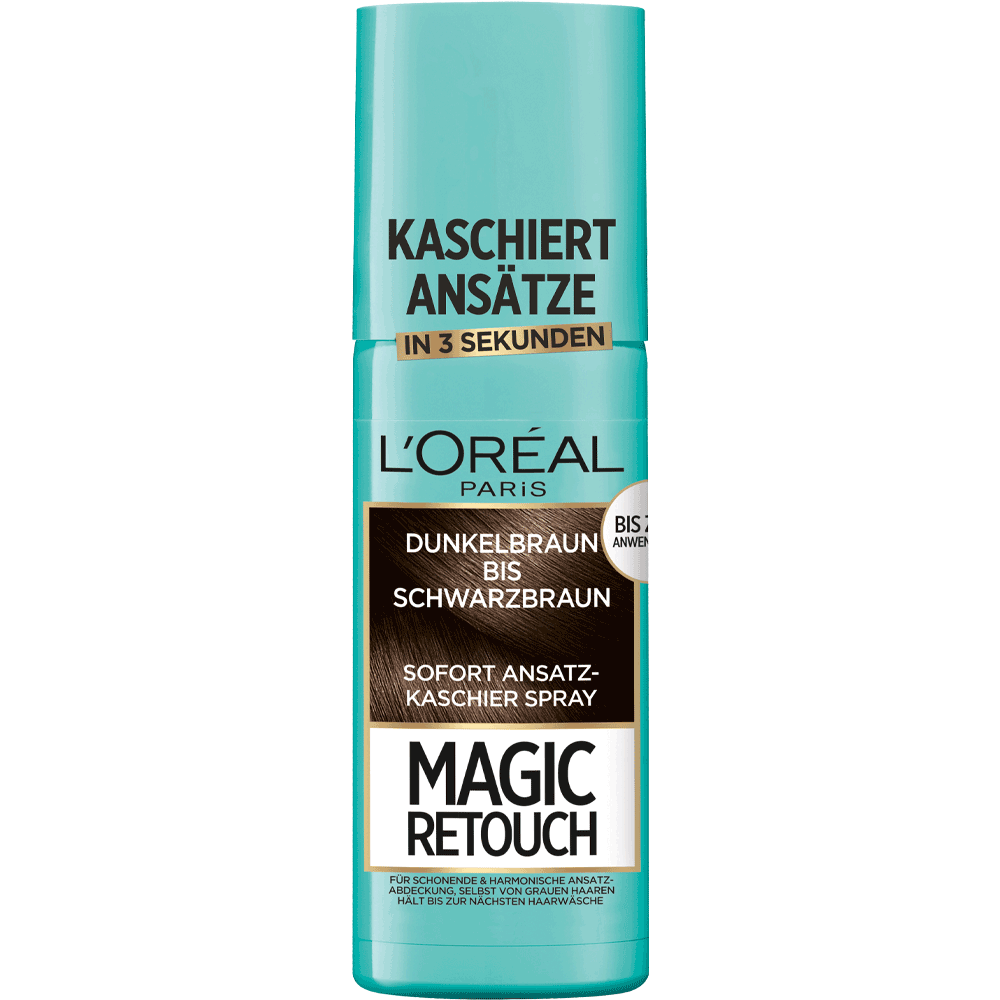 Bild: L'ORÉAL PARIS Magic Retouch Ansatz-Kaschierspray dunkelbraun bis schwarzbraun