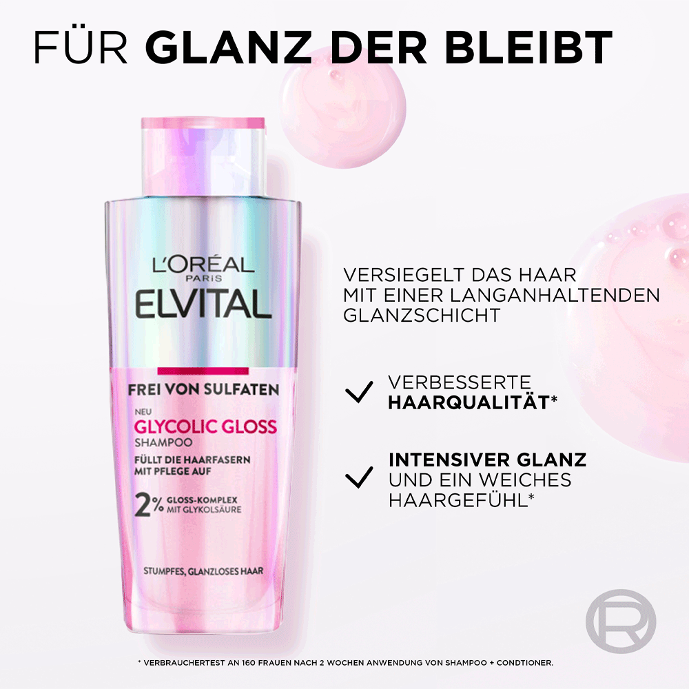 Bild: L'ORÉAL PARIS ELVITAL Glycolic Gloss Shampoo 