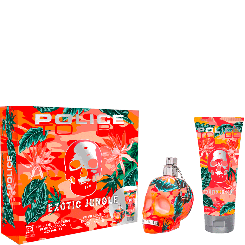 Bild: Police To Be Exotic Jungle Woman Geschenkset Eau de Toilette 40 ml + Duschgel 100 ml 