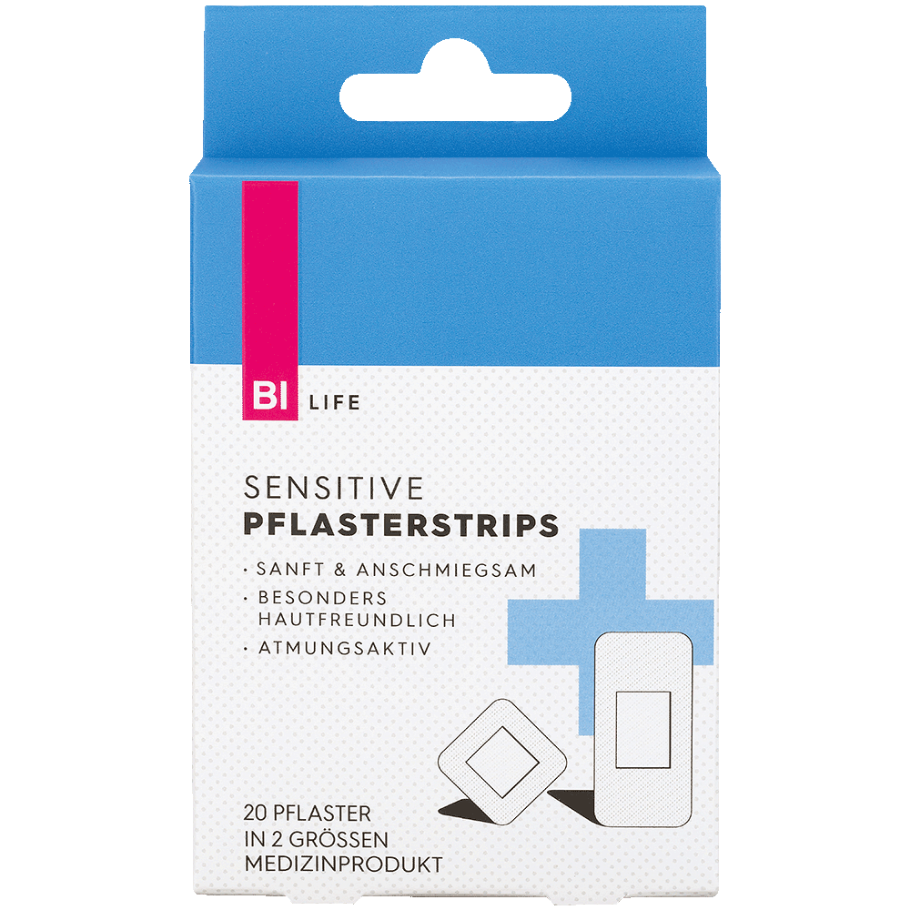 Bild: BI LIFE Pflasterstrips sensitive 