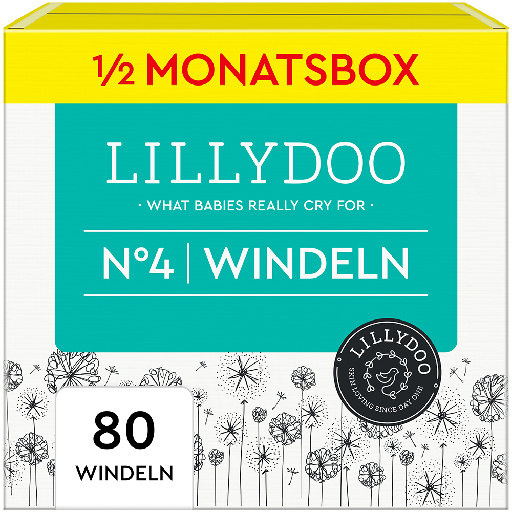 Bild: LILLYDOO 1/2 Monatsbox Windeln N°4, 9 kg - 14 kg 