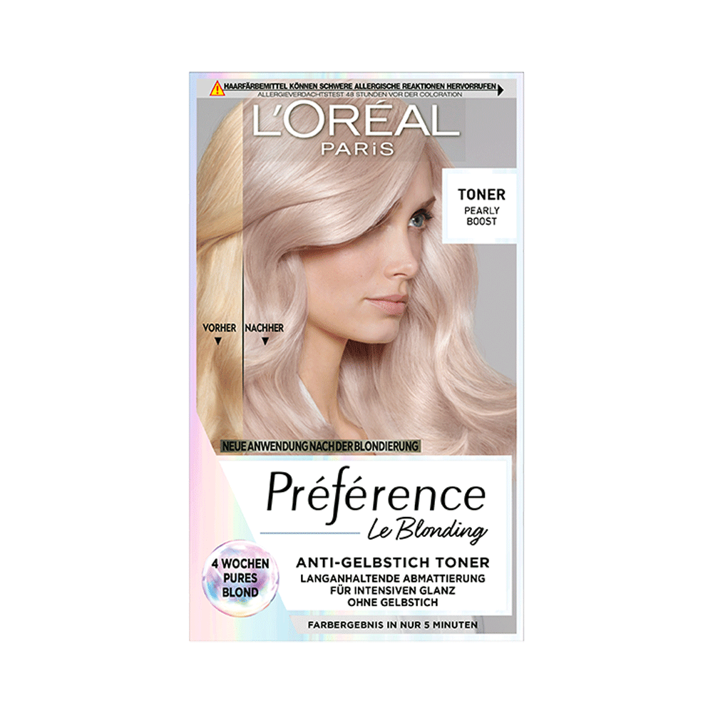 Bild: L'ORÉAL PARIS Préférence Le Blonding Toner Pearly Boost