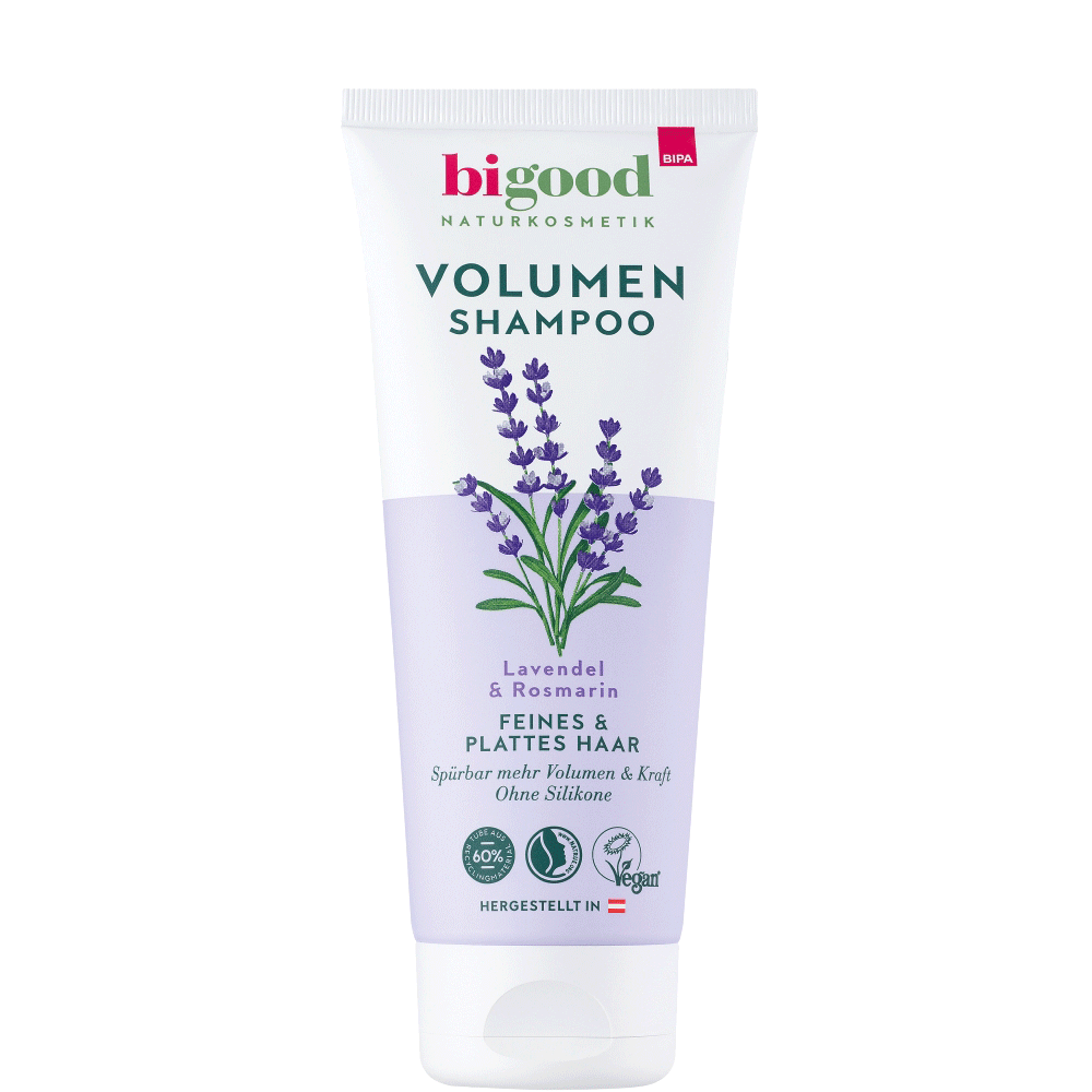 Bild: bi good Volumen Shampoo mit Lavendel & Rosmarin 